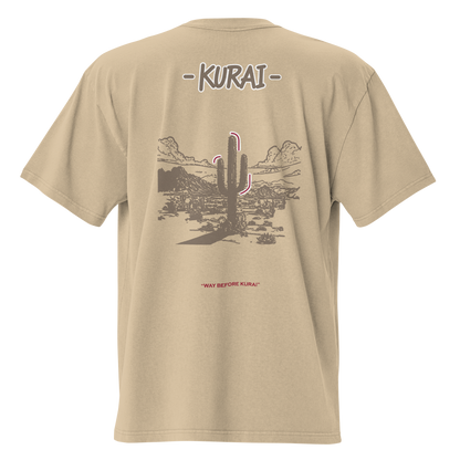 KURAI HEAVYWEIGHT GRAPHIC "REVERSE CACTUS" TEE