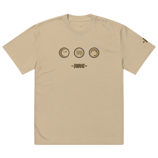 KURAI EMBROIDERED "DESERT" FADED TEE